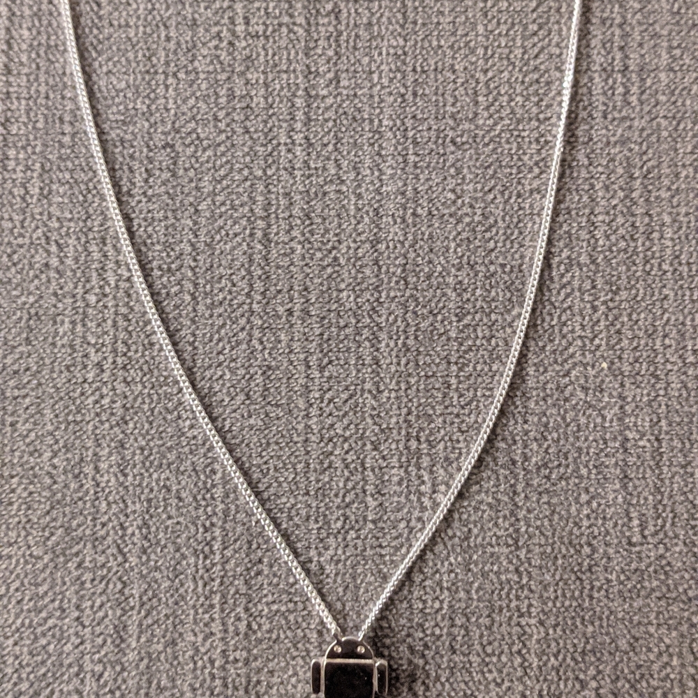 Android Logo Mini Robot Necklace - Picture 9 of 11